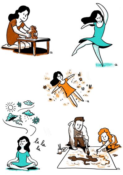 Illustrations de pratiques de médiation artistique
