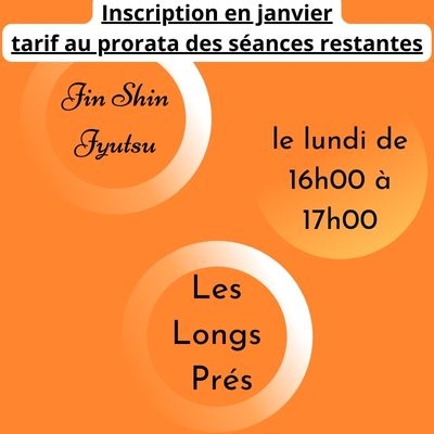 Jin Shin Jyutsu au centre socioculturel Les Longs Prés, le lundi de 16h00 à 17h00